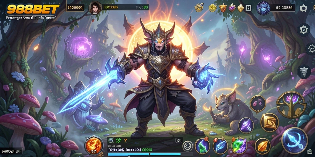 Tampilan gameplay seru dengan karakter petualangan yang menantang.