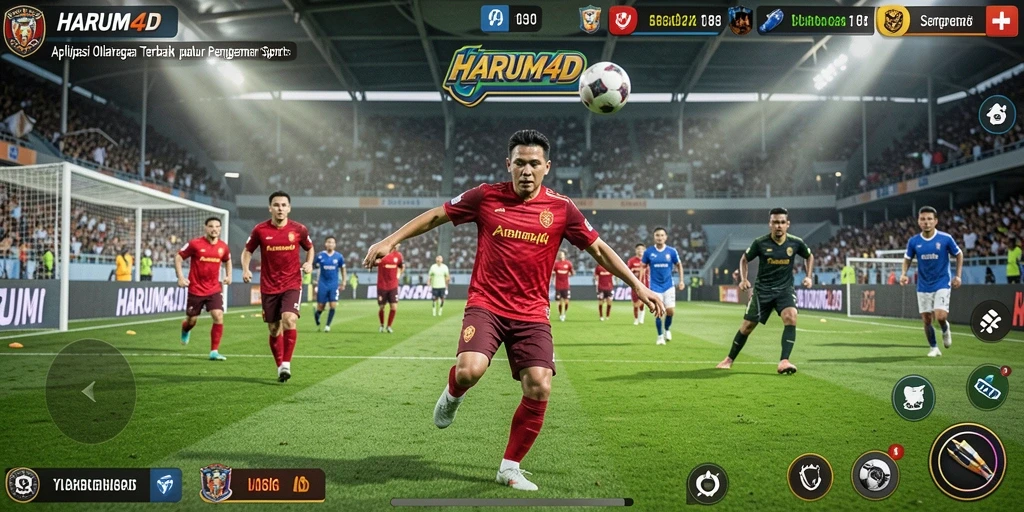 Tampilan gameplay menarik dari HARUM4D yang menampilkan berbagai cabang olahraga.