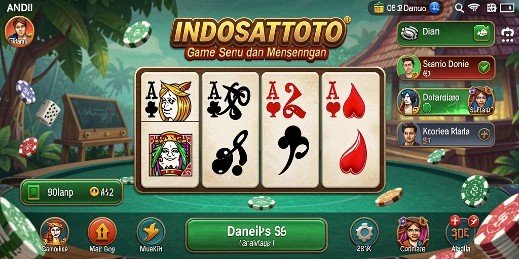Tampilan screenshot gameplay seru INDOSATTOTO
