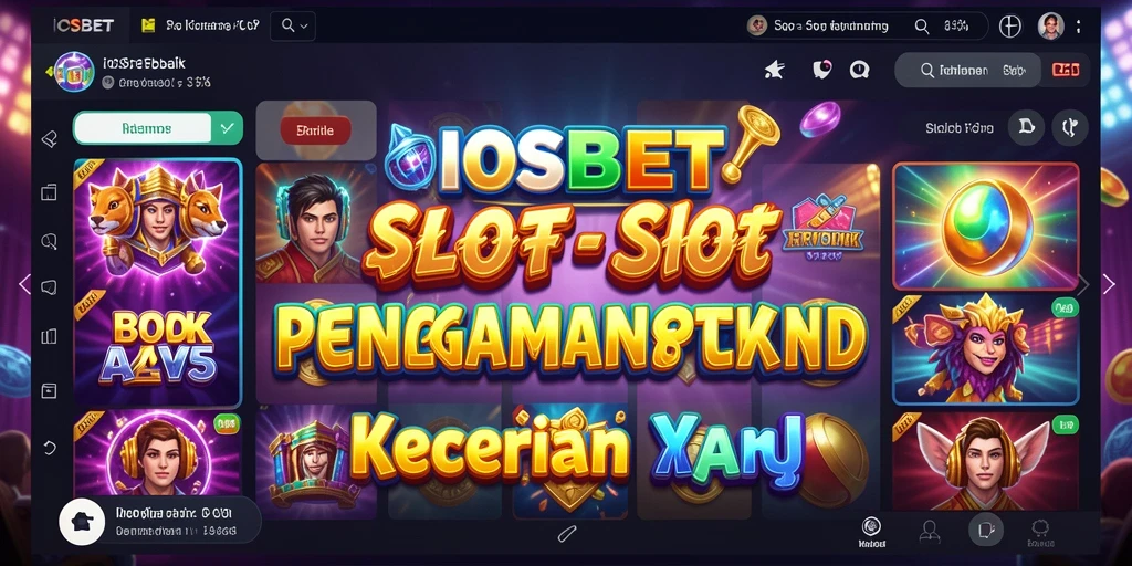 Tampilan gameplay Slot yang seru di IOSBET.