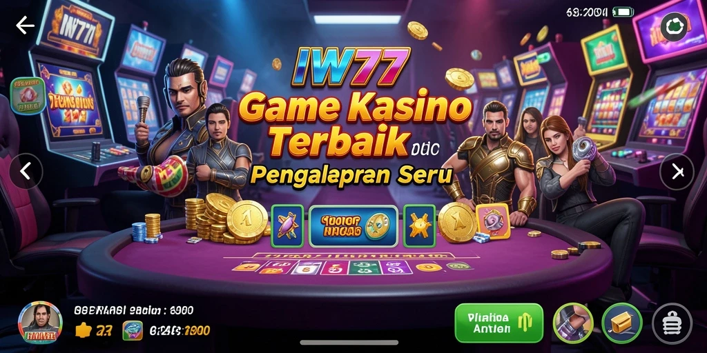 Screenshot utama IW777 menampilkan gameplay Kasino yang seru dan grafis yang memukau.