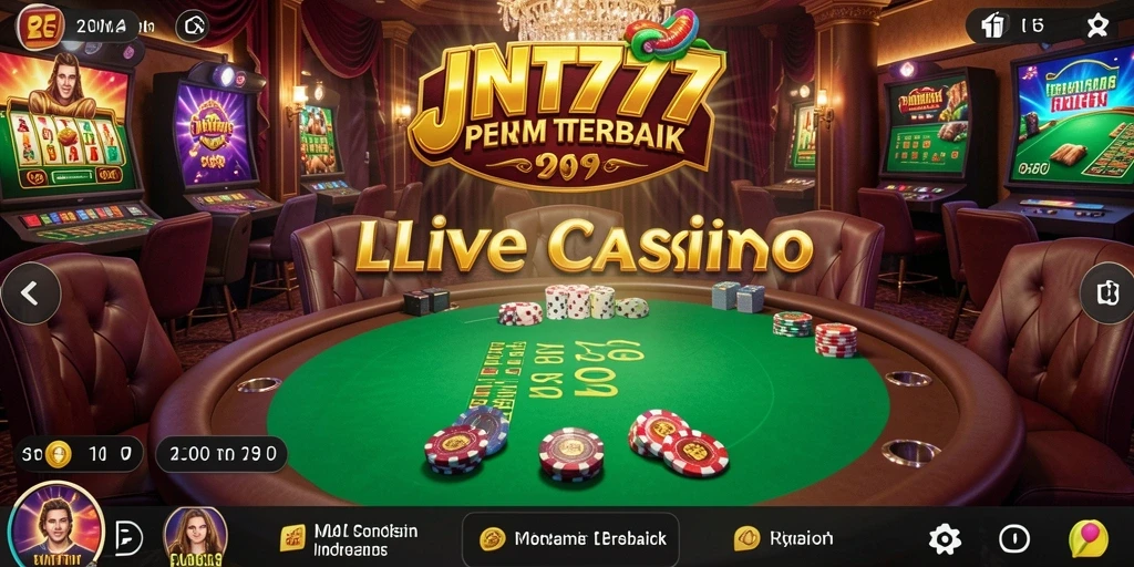 Gameplay seru di JNT777 dengan dealer langsung dan interaksi nyata.