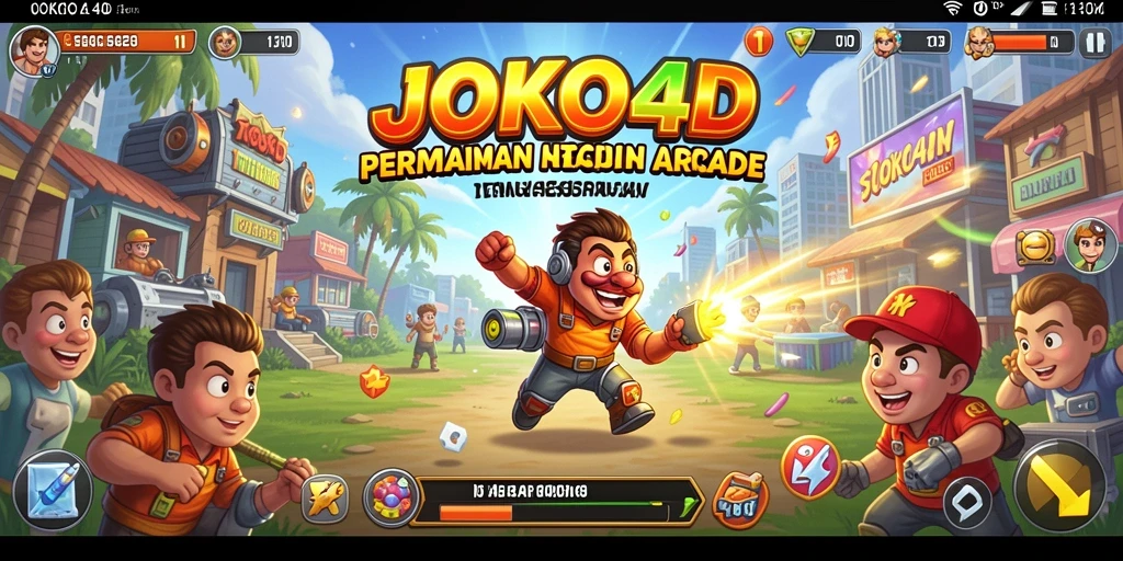 Screenshot JOKO4D menampilkan aksi seru dalam permainan Arcade.