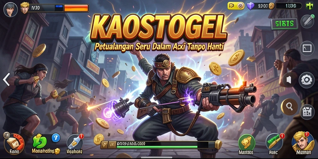 Tampilan grafis menarik dan gameplay seru KAOSTOGEL.