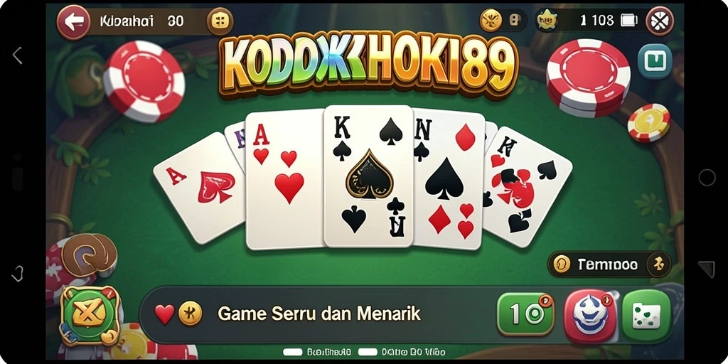 Screenshot gameplay KODOKHOKI889 menampilkan keseruan bermain Domino.