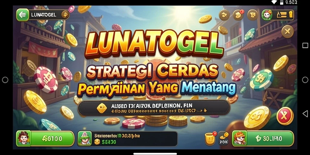 Tampilan layar gameplay LUNATOGEL yang menarik dan penuh strategi.