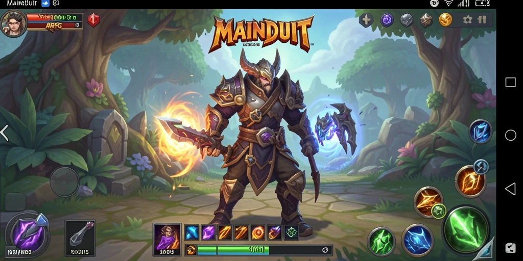 Tangkapan layar utama MAINDUIT menampilkan aksi seru dalam gameplay ARPG.