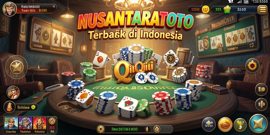 Tampilan gameplay QiuQiu yang seru dan interaktif di NUSANTARATOTO.