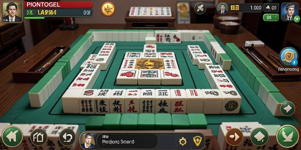 Screenshot utama PIONTOGEL menampilkan gameplay Mahjong yang seru.