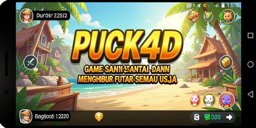 Tampilan gameplay PUCUK4D yang seru dan menawan.