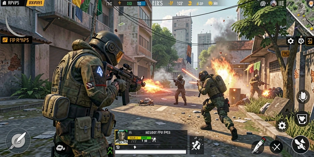 Gameplay dinamis RPVIP5 yang menegangkan dan penuh aksi.