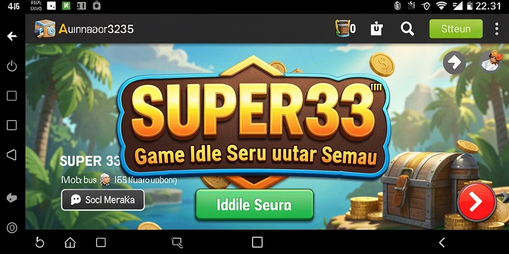 Tampilan gameplay seru dan unik dari SUPER33.