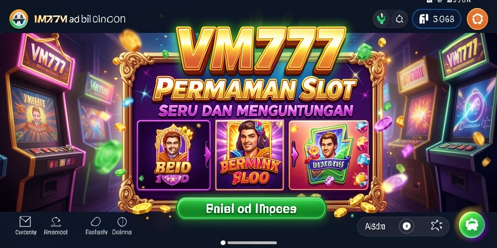 Tampilan gameplay slot yang seru dan mengasyikkan di VM777.