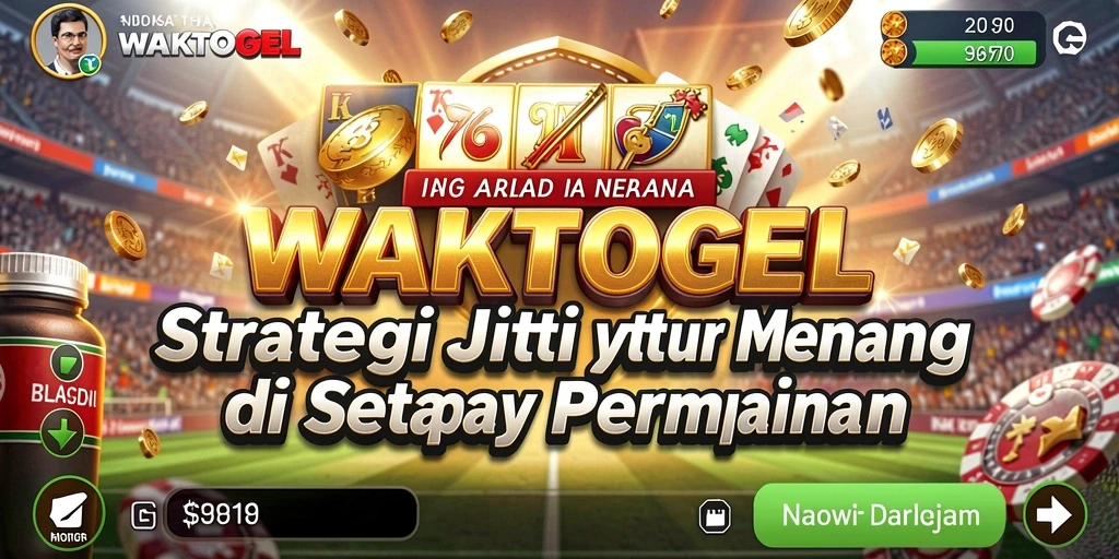 Tampilan utama gameplay dari WAKTOGEL yang menarik dan penuh strategi.
