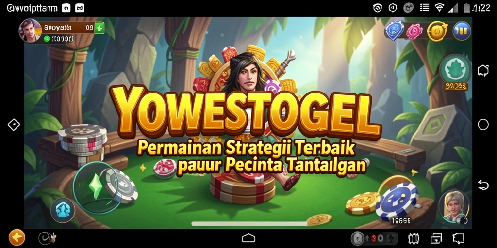 Tangkapan layar gameplay YOWESTOGEL menampilkan aksi strategi mendebarkan.